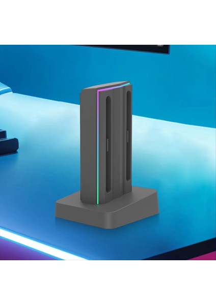 Anahtar Için 4&#39 Ü 1 Arada Şarj Istasyonu 2 Anahtar Için Joy Con 2 Joycon Denetleyici LED Işıkları ile Hızlı Şarj Istasyonu Standı (Yurt Dışından) indirimleri