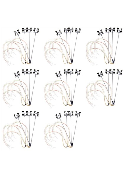 32 Pcs Ho Ölçekli Model Aydınlatma Kulesi Kule Işıkları Model Işıklar Düzeni Elektrik Direği Tren/bahçe/oyun Alanı/stadyum (Yurt Dışından)