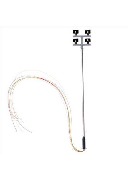 32 Pcs Ho Ölçekli Model Aydınlatma Kulesi Kule Işıkları Model Işıklar Düzeni Elektrik Direği Tren/bahçe/oyun Alanı/stadyum (Yurt Dışından) fırsatları