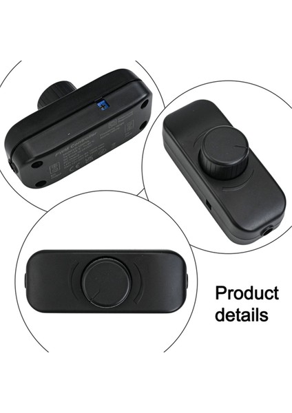 12V 24V LED Işıklar Için Inline Dimmer Anahtarı Frekansı Ayarlanabilir Basmalı/kapalı Parlaklık Ayarı Için Döner Kontrol A (Yurt Dışından) fiyatları