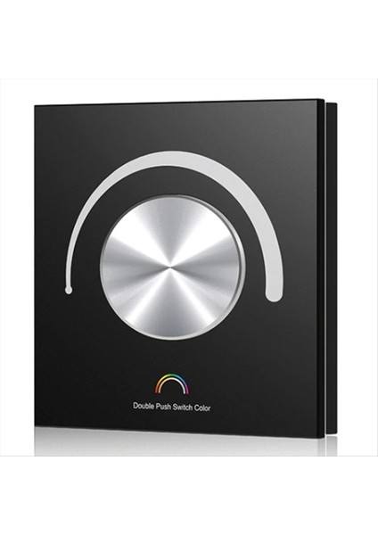 Döner Cam Panel Sabit Voltaj LED Kontrolör Dc 12V 24V Akıllı Dimmer Wifi Tuya Uygulama Bulut Kontrolü Siyah (Yurt Dışından)