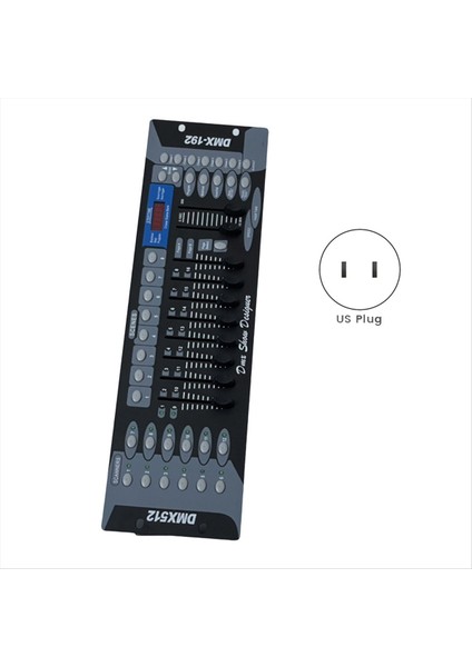192 Kanal DMX512 Denetleyici Profesyonel Sahne Işık Konsolu Dj&#39 Ler Için Partiler Düğünler Festivaller Abd Plug (Yurt Dışından) fırsatları