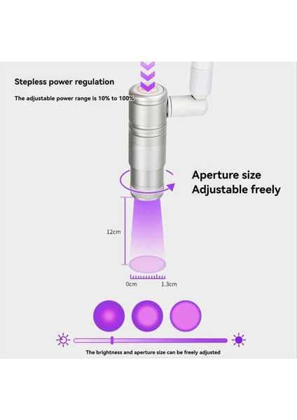 Gooseneck Kirpik Lambası Uv Kirpik Tutkal Zemin Lambası 1 Saniye Hızlı Sertleşen Diyafram LED Uv Tutkal Sertleşen Işık A Ab Tak (Yurt Dışından) modelleri