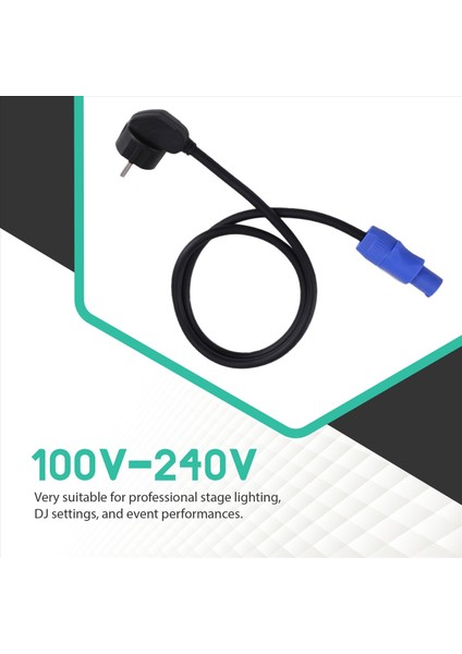 Powercon Fiş Sahne Işık Için Li Güç Kablosu 3-Pin 1 M Güç Bağlantı Kablosu Aydınlatma Sahne Performansı Ab Tak (Yurt Dışından) fırsatları