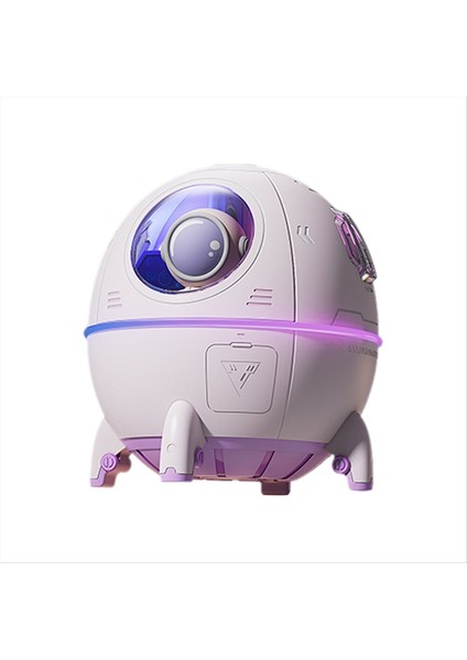 LED Işıklı ve Aroma Difüzörlü Taşınabilir Astronot Nemlendirici - Temiz ve Nemli Hava Için USB ile Güçlendirilir (Yurt Dışından)