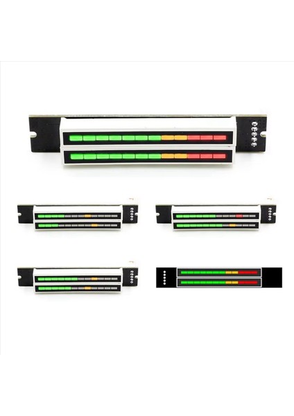 2x Çift 12 Seviye Ses Göstergesi LED Işık Vu Metre Amplifikatör Kurulu Ayarlanabilir Işık Hız Kurulu ile Agc Modu Dıy (Yurt Dışından) fırsatları