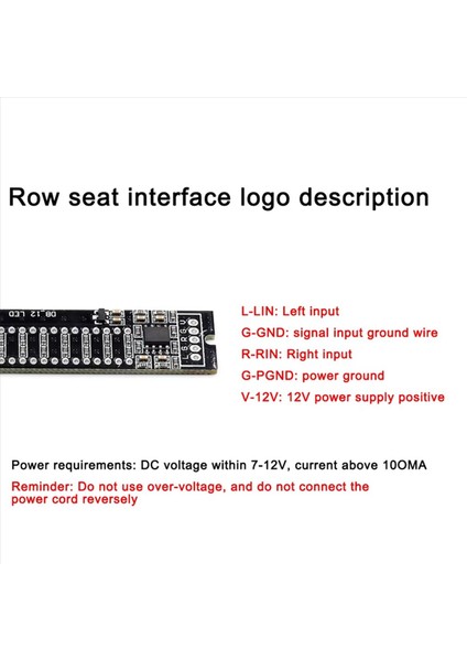 2x Çift 12 Seviye Ses Göstergesi LED Işık Vu Metre Amplifikatör Kurulu Ayarlanabilir Işık Hız Kurulu ile Agc Modu Dıy (Yurt Dışından) indirimleri