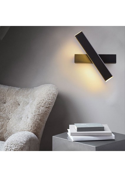 Nordic Basit LED Duvar Lambası Oturma Odası Yatak Odası Çalışma Koridor Duvar Lambası Modern Yatak Odası Yatağı Dönebilir Duvar Lambası (Yurt Dışından) modelleri