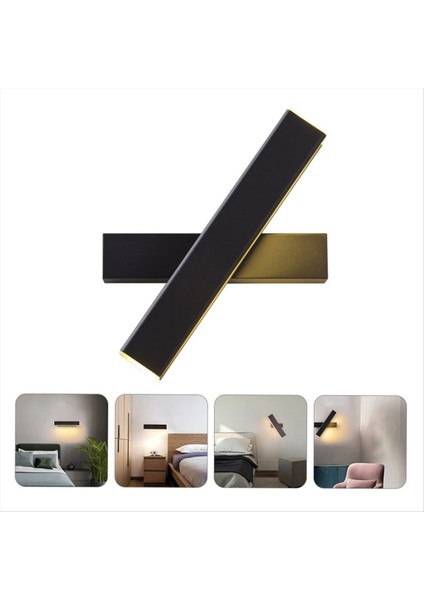 Nordic Basit LED Duvar Lambası Oturma Odası Yatak Odası Çalışma Koridor Duvar Lambası Modern Yatak Odası Yatağı Dönebilir Duvar Lambası (Yurt Dışından) indirimleri