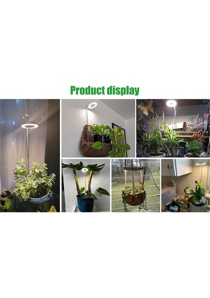 4x Büyüyen Işık Spektrumu Kapalı Bitkiler Için LED Bitki Işık Liği Ayarlanabilir Çiçekler ve Bonsai Bitki Büyümesi Için Büyüyen Işık (Yurt Dışından) fırsatları