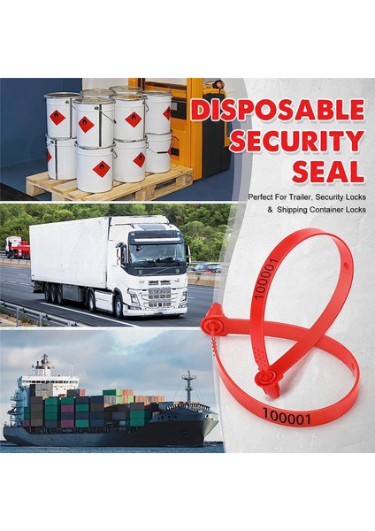 1000 Adet Plastik Kamyon Kapı Contası Güvenlik Mührü Kurcalama Güvenlik Kilidi Römork Lojistik Nakliye Paketleme Nakliye B (Yurt Dışından) fiyatları