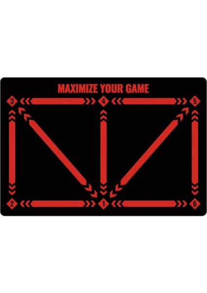 Futbol Ayak Basamağı Antrenman Kaymaz Zemin Matı Top Kontrolü Ayak Basamağı Halısı Iç Mekan Ses Yalıtımlı Fitness Matı (Yurt Dışından)