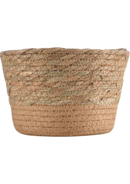 Hasır Örgü Çiçek Saksısı Hasır Sepet Rattan Saksı Saklama Sepeti El Yapımı Dokuma Saksı Sepeti M (Yurt Dışından) modelleri