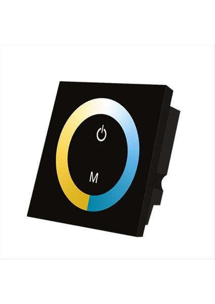 86 Panel LED Çift Renk Sıcaklığı Işığı Şeridi Için Uygun Dokunlu Çift Renk Denetleyicisi DC12-24V Dimmer (Yurt Dışından)