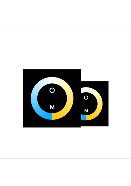 86 Panel LED Çift Renk Sıcaklığı Işığı Şeridi Için Uygun Dokunlu Çift Renk Denetleyicisi DC12-24V Dimmer (Yurt Dışından) modelleri