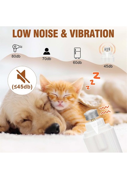 USB Şarjlı 2&#39 Si 1 Arada Evcil Hayvan Çivi Makası ve Öğütücü - Tüm Evcil Hayvanlar Için 40 Desibelden Az Sessiz Çivi Makası (Yurt Dışından) fırsatları