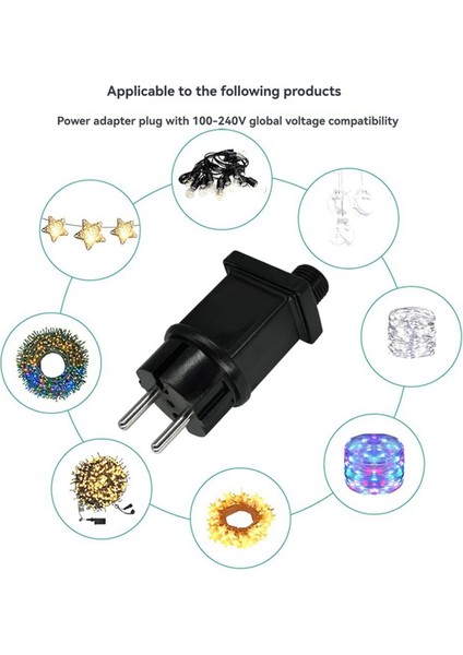 3x3 5V 3 6W Fiş LED Güç Kaynağı LED Trafo Fiş Adaptörü IP44 Su Geçirmez Güç Noel Lamba Adaptörü Ab Fış (Yurt Dışından) indirimleri