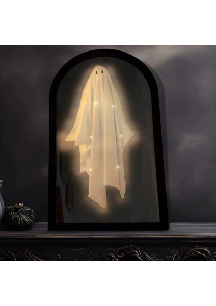 Cadılar Bayramı Hologram LED Işıkları ile Hayalet Ayna, Kapalı, Yatak Odası, Mutfak, Şömine Için Hologram Dekoru (Yurt Dışından) fiyatları