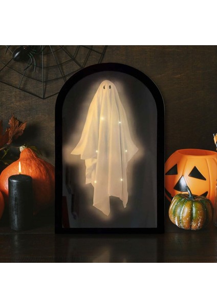 Cadılar Bayramı Hologram LED Işıkları ile Hayalet Ayna, Kapalı, Yatak Odası, Mutfak, Şömine Için Hologram Dekoru (Yurt Dışından) indirimleri