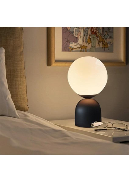 Yuvarlak Top Masa Lambası Şarj USB Gece Lambası Başucu Masaüstü LED Masa Lambası Kademesiz Dokunmatik Ortam Işığı (Yurt Dışından) fiyatları