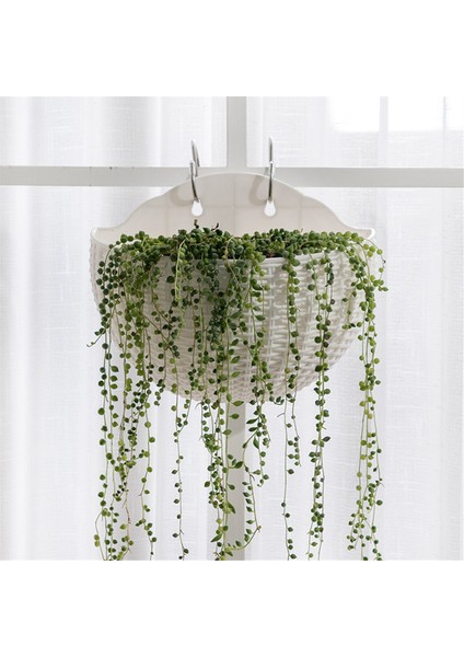 Bordo Büyük Balkon Askılı Plastik Saksı Sukulent Çiçek Saksısı Rattan Çiçek Saksısı (Yurt Dışından) modelleri