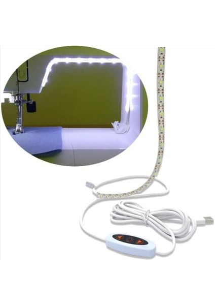 2x Dikiş Dikiş Makinesi Işık Şeridi 12 Inç USB LED Işık Şeridi Kısılabilir Beyaz Işıklar Brother Janome Babylock Abd Plug (Yurt Dışından) fiyatları