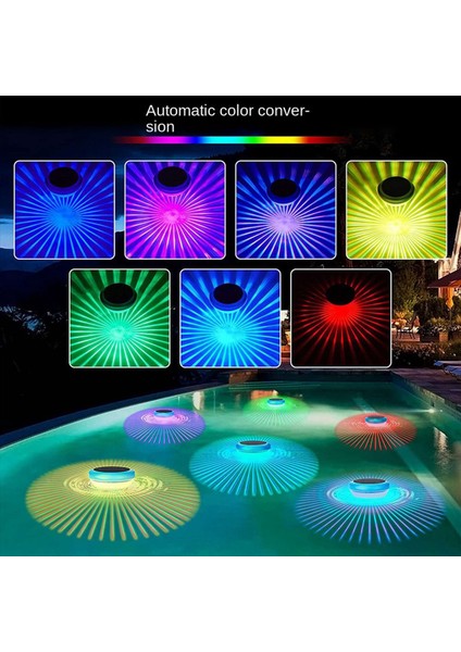 5x Güneş Yüzer Havuz LED Işıkları Su Geçirmez Rgb Renk Değişen Havuz Işıkları Havuz Aksesuarları Havuz Gölet Spa Sıcak Küvet (Yurt Dışından) indirimleri