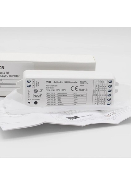 Tuya Zigbee LED Denetleyici 5in1 Rgb Cct Rgbw Rgbcct Dc 12V 24V 15A LED Şerit Işık Akıllı Yaşam Ses Alexa Ev Wz5 (Yurt Dışından) indirimleri