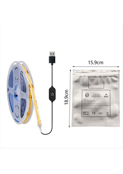 5V Cob USB LED LED Leds Lıves Tv Arka Plan Aydınlatma Diyot Bant Ev Dekoru LED Işık Lambası Ev Mutfak Dolabı 3etre (Yurt Dışından) fiyatları