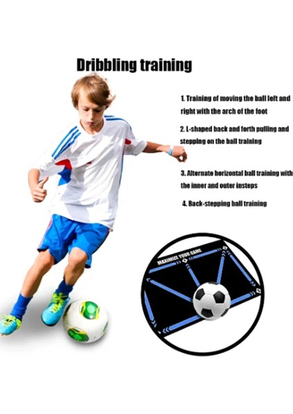 Futbol Ayak Basamağı Antrenman Kaymaz Zemin Matı Top Kontrolü Ayak Basamağı Halısı Iç Mekan Ses Yalıtımlı Fitness Matı C (Yurt Dışından) indirimleri