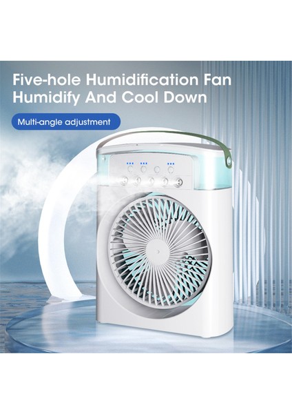 Taşınabilir Masaüstü Nemlendirici Klima Fanı Ev Tipi Küçük Hava Soğutucu Fan Ofis Için Hava Ayarı 3 Hızlı Fan A (Yurt Dışından) fırsatları