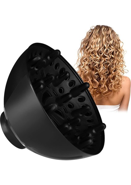 Profesyonel Salon Kuaför Saç Kurutma Makinesi Difüzör Üfleme Üfleme Ucu Berber Saç Kurutma Makinesi Taraklı Difüzör (Yurt Dışından) fırsatları