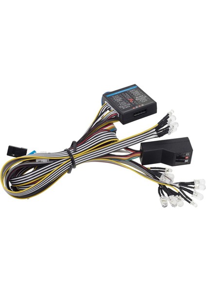 3x Aydınlatma Sistemi Kiti Simülasyon Kontrol Işığı Fren Lambası Rc Araba Işık Kiti Için 1/10 1/8 Model Rc Araba Kamyon (Yurt Dışından) fırsatları