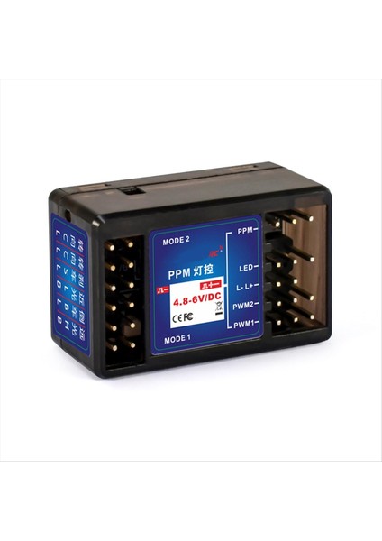 Ppm 2 Kanallar 4.8-6V Dc P6FP/P10F/P10FG Verici Rc Otomobil Kamyon Tank Teknesi Için Gyro Alıcı Işık Kontrolü (Yurt Dışından)