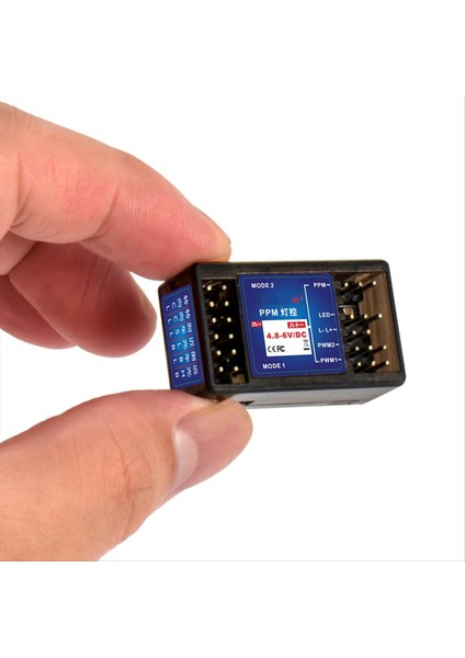 Ppm 2 Kanallar 4.8-6V Dc P6FP/P10F/P10FG Verici Rc Otomobil Kamyon Tank Teknesi Için Gyro Alıcı Işık Kontrolü (Yurt Dışından) modelleri