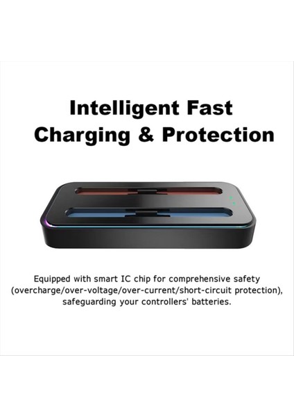 Nintendo Switch Için Şarj Dock&#39 U 2 Joycons Dock Şarj Cihazı LED Göstergeli Stand Istasyonu USB Tip-C Anahtar Için Şarj (Yurt Dışından) fırsatları