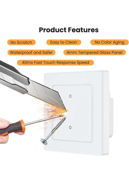 Tuya Wifi Akıllı Işık Anahtarı Uygulaması Uzaktan Kumanda ile Alexa Google Home Route 3 Gang Için (Yurt Dışından) indirimleri