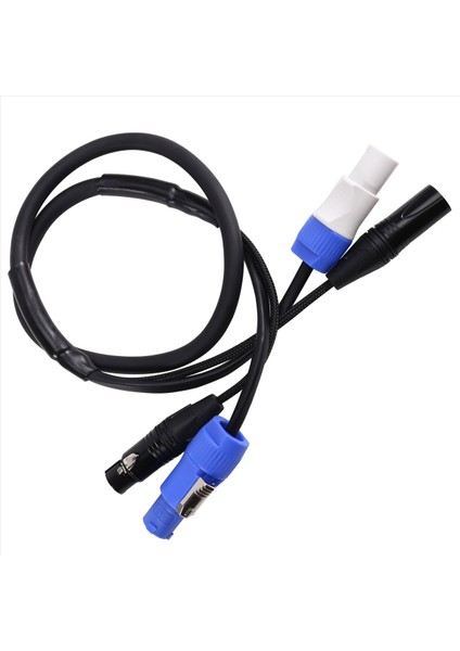 Esnek Powercon Combo Kablo 1m Xlr DMX512 Güç Kombinasyon Kablosu 3 x 1 5mm Sahne Aydınlatması Için Hareketli Kafa (Yurt Dışından) modelleri