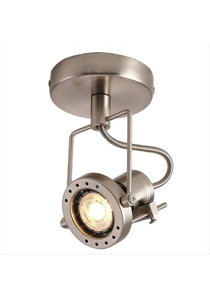 LED Spot Monteli Spot Işık Ortaçağ Endüstriyel Tarzı Tavan Lambası Ayarlanabilir Açı Boyama Aydınlatma (Yurt Dışından)