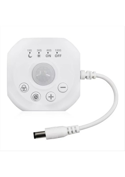 DC5-24V Pır Hareket Sensörü Işık Anahtarı LED Strip Denetleyicisi Monokrom Dimmer Dc Zamanlayıcı Otomatik Hareket Dedektörü (Yurt Dışından)