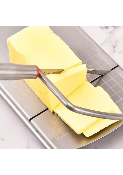 Paslanmaz Çelik Çok Amaçlı Ölçekli Dilimleyici Peynir Dilimleyici Ev Pişirme Aleti Peynir, Tereyağı, Sosis Için Uygun (Yurt Dışından) fiyatları