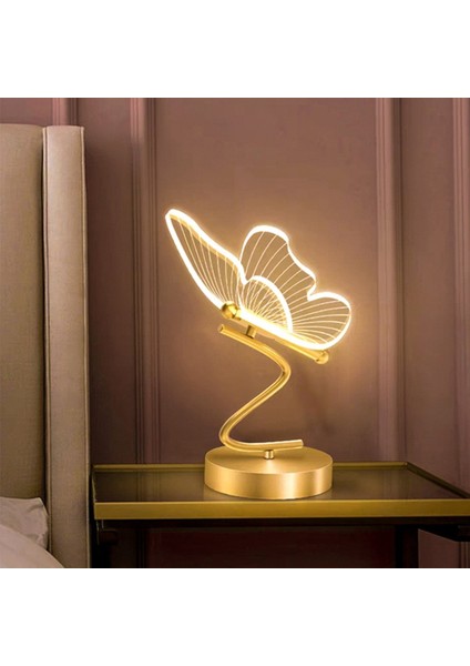 LED Masa Lambası Iç Aydınlatma Anahtarı Düğme Yatak Odası Başucu Oturma Odası Restoran Ev Dekorasyonu Kelebek Masa Lambası(Abd) (Yurt Dışından) fiyatları
