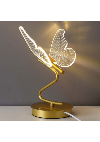 LED Masa Lambası Iç Aydınlatma Anahtarı Düğme Yatak Odası Başucu Oturma Odası Restoran Ev Dekorasyonu Kelebek Masa Lambası(Abd) (Yurt Dışından) modelleri
