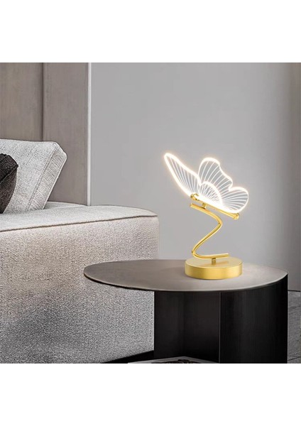 LED Masa Lambası Iç Aydınlatma Anahtarı Düğme Yatak Odası Başucu Oturma Odası Restoran Ev Dekorasyonu Kelebek Masa Lambası(Abd) (Yurt Dışından) indirimleri