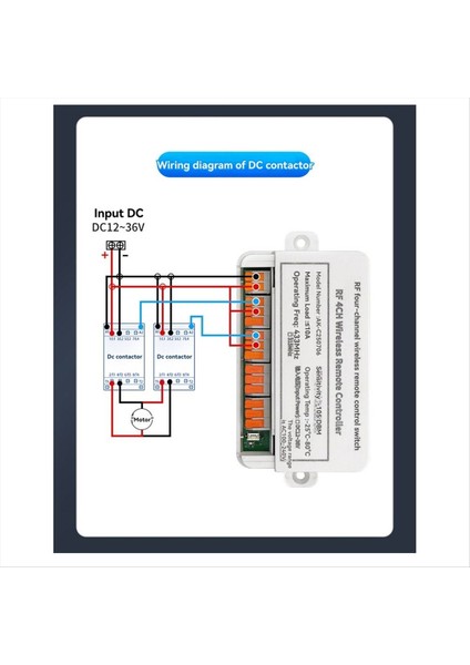 433 Mhz Kablosuz Uzaktan Kumanda Anahtarı Evrensel 4ch Röle Alıcı Modülü Kapısı GARAGEDC12V-36V Rf Radyo Denetleyici B (Yurt Dışından) modelleri
