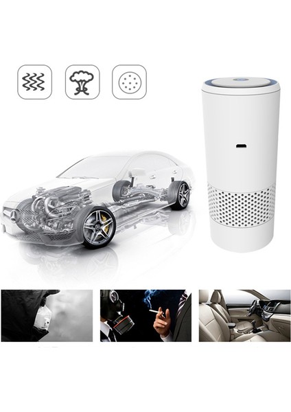 Mini Taşınabilir Hava Temizleyicileri, Hava Kalitesi Göstergesi ve Ev Araba Yatak Odası Ofis Hava Temizleyici Için Negatif Iyon Fonksiyonu (Yurt Dışından) fırsatları