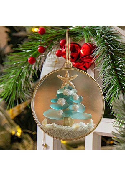 Kıyı Noel Süsleri Akrilik Noel Kıyı Süsleme Plaj Temalı Kolye Pencere Duvar Oturma Odası Tatil B Için (Yurt Dışından) indirimleri