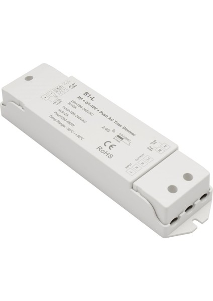 AC110V-220V RF+0/1-10V + Basmalı Ac Triyak Dimmer S1-L 1 Ch Kanal Kısılabilir Tek Renkli Akkor LED Dimmer (Yurt Dışından) modelleri