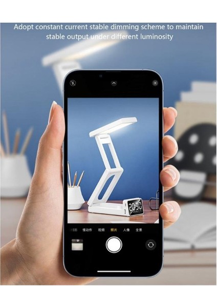 Çok Fonksiyonlu Sessiz Çalar Saat Katlanır Taşınabilir Tasarım Gece Okuma Seyahat Için Gece Lambası Özelliği (Yurt Dışından) modelleri