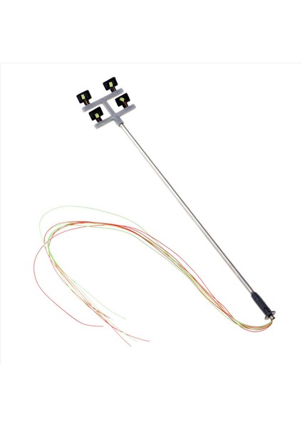 24 Pcs Ho Ölçekli Model Aydınlatma Kulesi Kule Işıkları Model Işıklar Düzeni Elektrik Direği Tren/bahçe/oyun Alanı/stadyum (Yurt Dışından) indirimleri